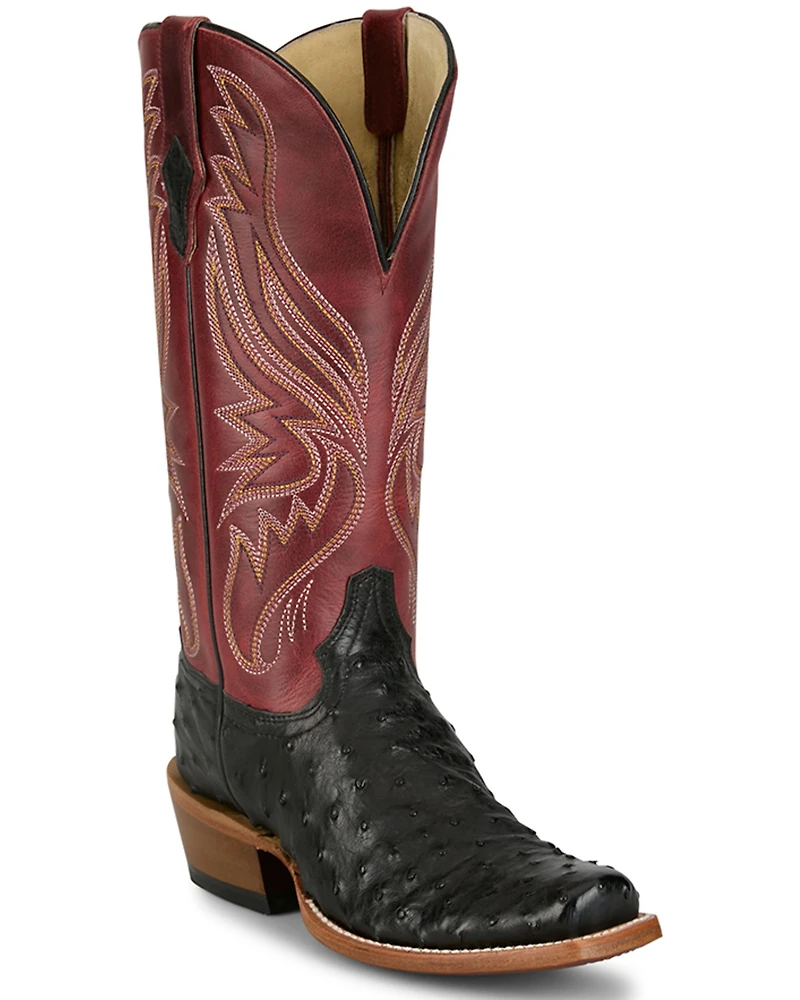 Tony Lama Women's Zaire Exotic Full Quill Ostrich Western Boots