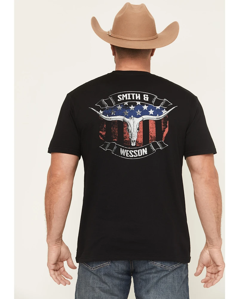 Smith & Wesson Men's Preserving Freedom Patriotic Short Sleeve Graphic T-Shirt