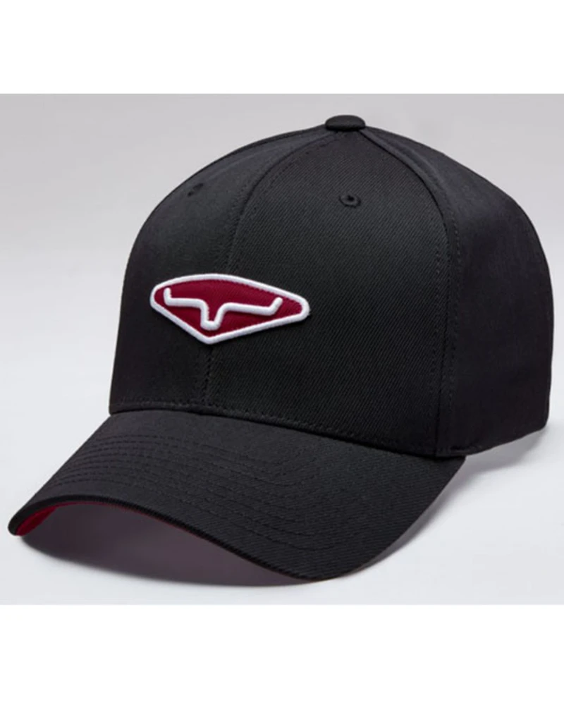 Kimes Ranch Men's Black Dynamite Links Logo Patch Ball Cap