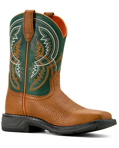 Ariat Boys' Workhog XT Coil Western Boots - Broad Square Toe