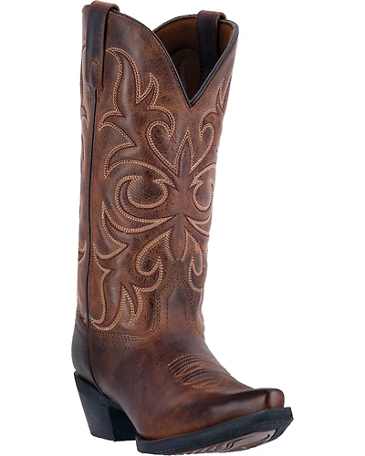 Laredo Maddie Distressed Cowgirl Boots - Snip Toe