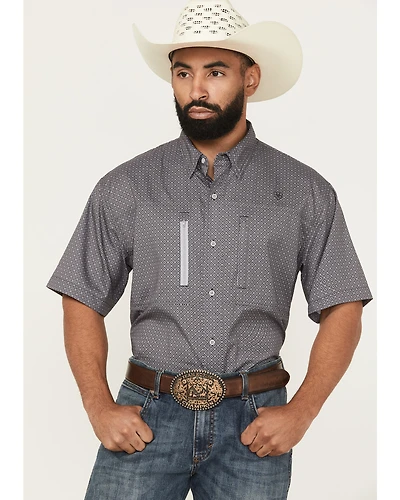 Ariat Men's Ventek Solid Short Sleeve Button-Down Western Shirt