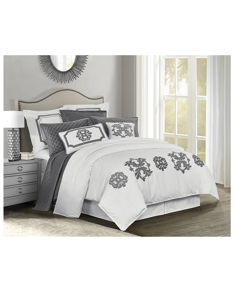 HiEnd Accents Super Queen Madison Linen Duvet