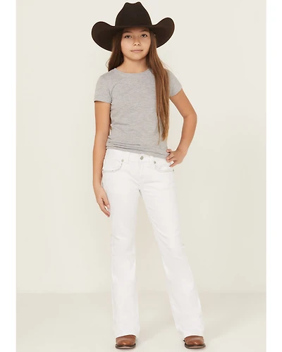 Shyanne Girls' Rhinestone Bootcut Stretch Denim Jeans