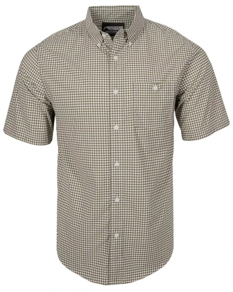 Mountain Khakis Men's Glacier Plaid Print Short Sleeve Button-Down Shirt