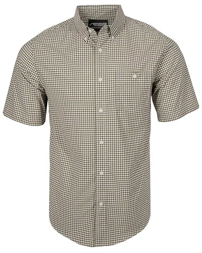 Mountain Khakis Men's Glacier Plaid Print Short Sleeve Button-Down Shirt