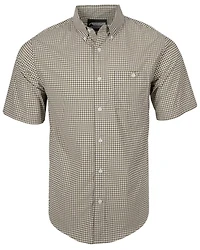 Mountain Khakis Men's Glacier Plaid Print Short Sleeve Button-Down Shirt