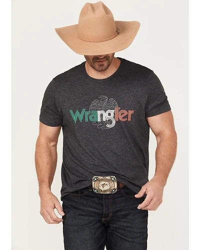 Wrangler Men's Mexico Logo Short Sleeve Graphic T-Shirt