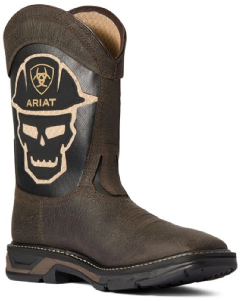 Ariat Men's Bold Iron VentTEK Western Work Boots - Soft Toe