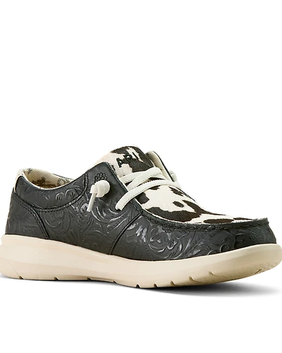 Ariat Women's Hair-On Tooled Hilo Casual Shoes - Moc Toe