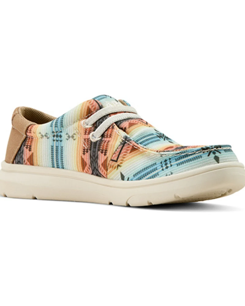 Ariat Boys' Sunset Southwestern Print Hilo Casual Shoes - Moc Toe