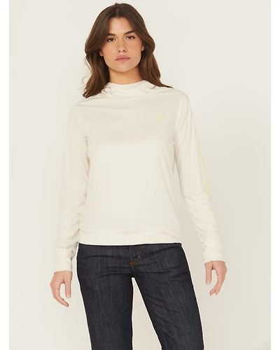 Carhartt Women's Force® Sun Defender™ Lightweight Long Sleeve Hooded Graphic Work Shirt