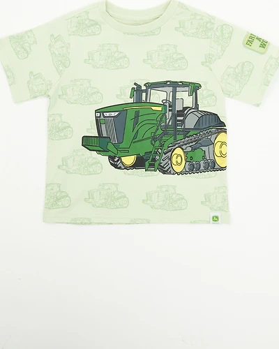 John Deere Boys' Double Duty Tractor Short Sleeve Graphic T-Shirt