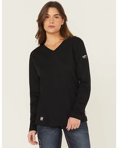 Ariat Women's FR AC Long Sleeve Work Top