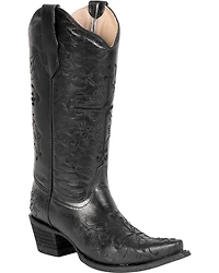 Circle G Women's Cross Embroidered Western Boots