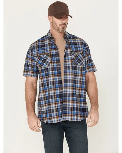 Ariat Men's Rebar Made Tough Short Sleeve Button-Down Stretch Work Shirt