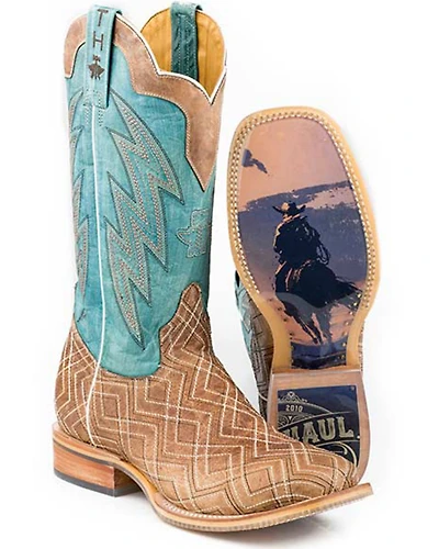 Tin Haul Men's Matrix Western Boots - Broad Square Toe
