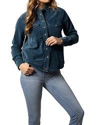Kimes Ranch Women's Bonnie Relaxed Fit Long Sleeve Snap Western Shirt