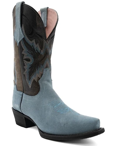 Ferrini Women's Holly Suede Western Boot - Snip Toe