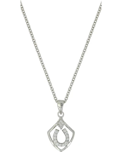 Montana Silversmiths Women's Shielded In Horseshoes Necklace