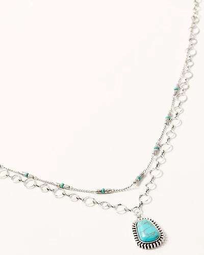 Shyanne Women's Medallion Layered Necklace