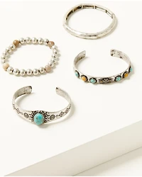 Shyanne Women's Heart Rodeo Sunset Bracelet Set - 4 Piece