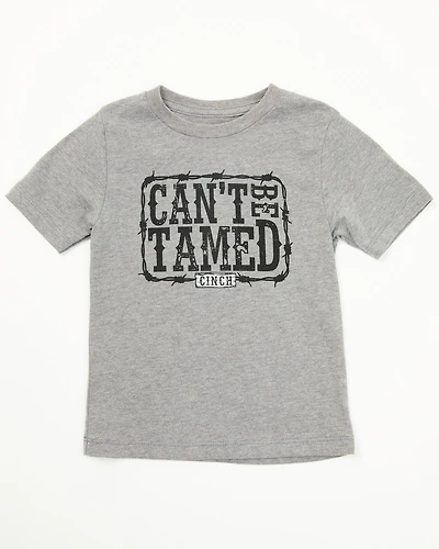 Cinch Toddler Boys' Can't Be Tamed Short Sleeve Graphic T-Shirt