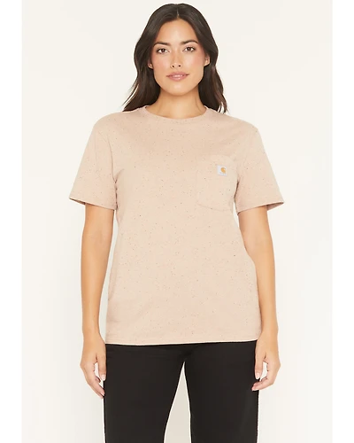 Carhartt Women's Loose Fit Heavyweight Short Sleeve Pocket Work Tee