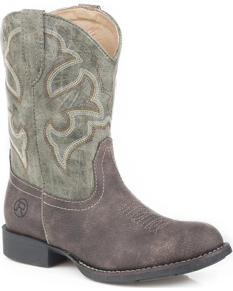 Roper Boys' Classic Western Boots - Round Toe