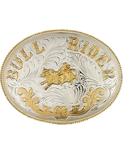 Western Express Men's Extra Large German Bull Rider Belt Buckle