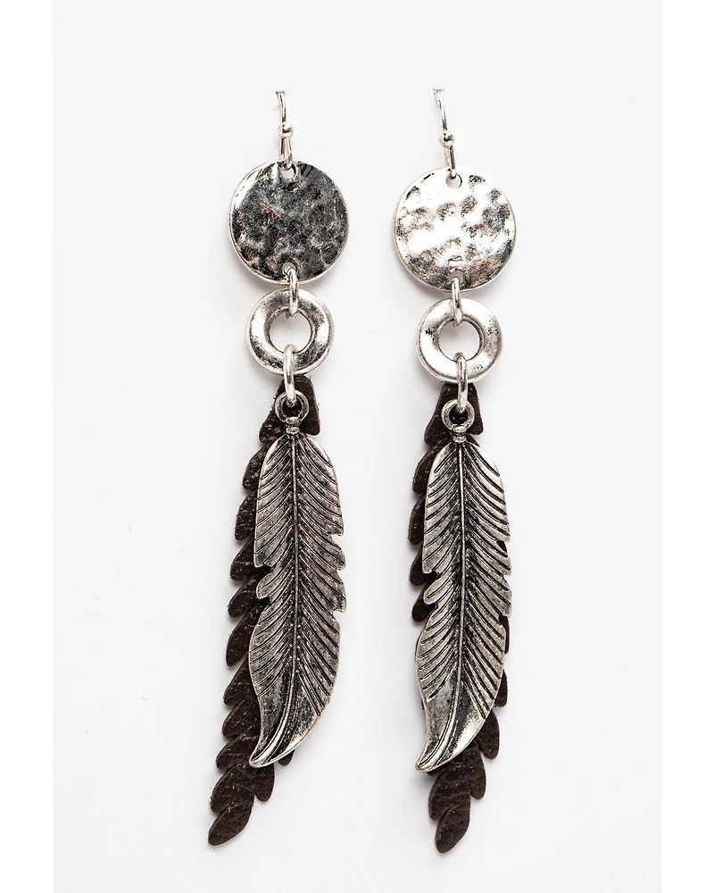 Idyllwind Women's Wing Feather Earrings