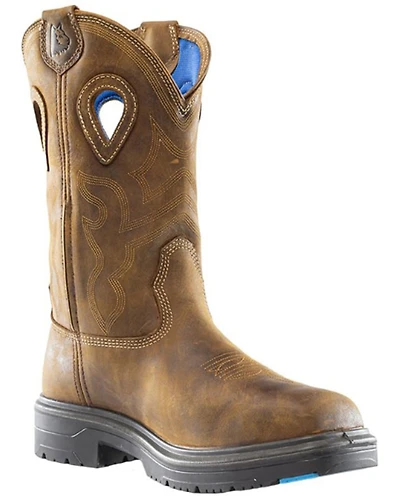 Steel Blue Men's 10" Heeler Wellington Work Boots - Toe