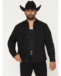 Levi's Men's New Black Rinse Classic Long Sleeve Snap Western Shirt