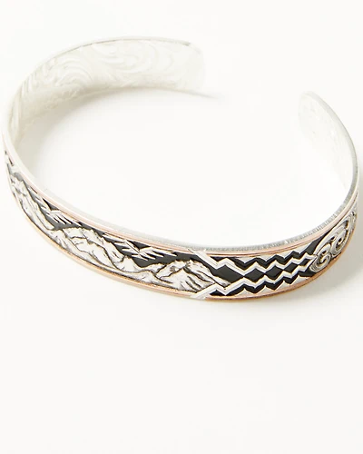 Montana Silversmiths X Ian Munsick Blacktooth Cuff Bracelet