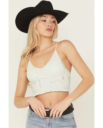 Fornia Women's Seamless Floral Bralette