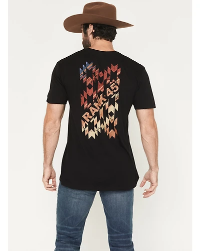 RANK 45® Men's Southwestern Logo Short Sleeve Graphic T-Shirt