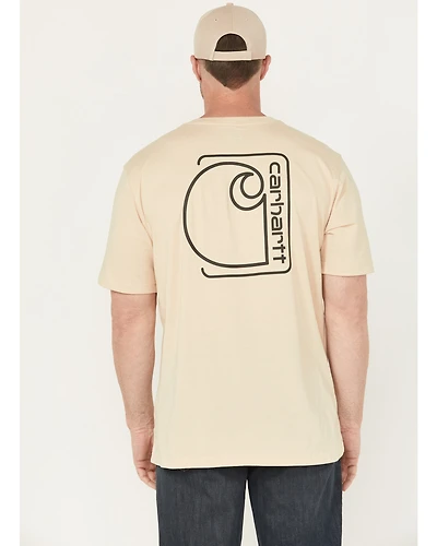 Carhartt Men's Relaxed Fit Lightweight C Graphic Short Sleeve Pocket Shirt