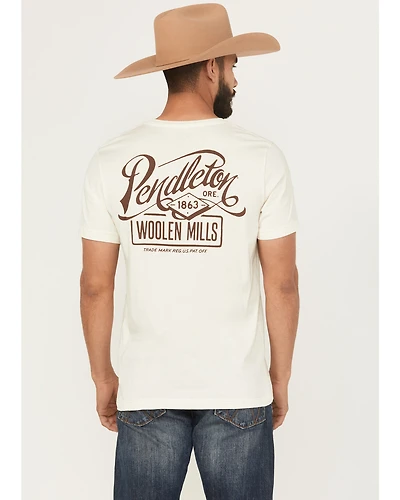 Pendleton Men's Boot Barn Exclusive Script Logo Short Sleeve Graphic T-Shirt