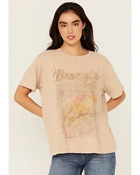 Wrangler Women's Ride Of Life Short Sleeve Graphic Tee