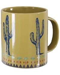 HiEnd Accents Cactus Border Design Mug Set