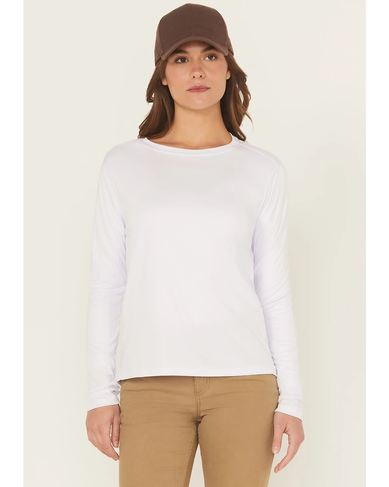 Carhartt Women's Force Sun Defender™ Relaxed Fit Lightweight Long Sleeve Graphic Work Tee
