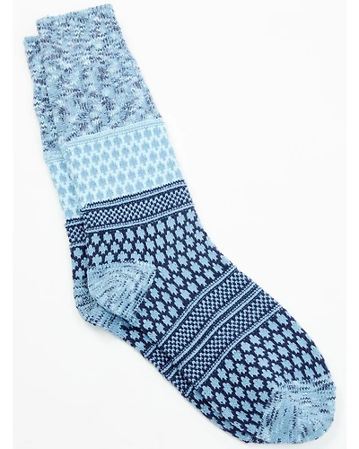 World's Softest Women's Weekend Gallery Peacoat Crew Socks