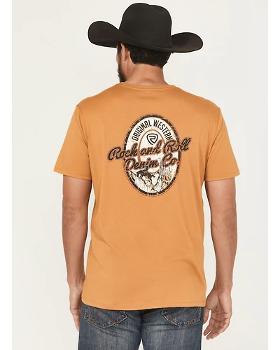 Rock & Roll Denim Men's Logo Short Sleeve Graphic T-Shirt