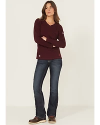 Ariat Women's Rebar Mid Rise Durastretch Riveter Work Bootcut Jeans