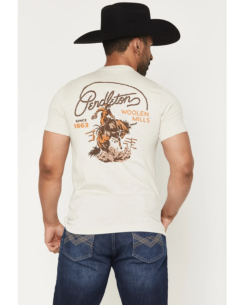 Pendleton Men's Ranch Rodeo Short Sleeve Graphic T-Shirt