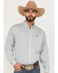 Cinch Men's Geo Print Long Sleeve Button-Down Western Shirt
