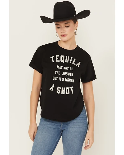 Idyllwind Women's Shot Of Tequila Short Sleeve Graphic Tee