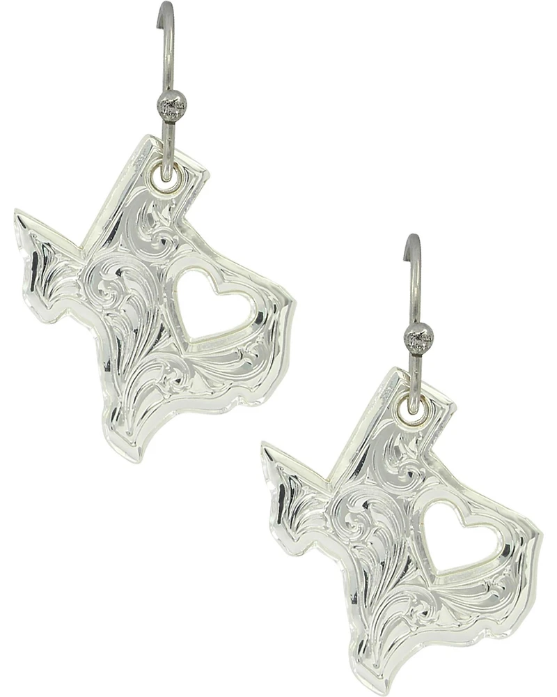 Montana Silversmiths Women's My Heart Belongs in Texas Earrings