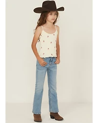 Shyanne Little Girls' Light Wash Shayla Bootcut Stretch Denim Riding Jeans