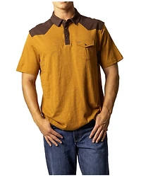 Kimes Ranch Men's G-2 Colorblock Short Sleeve Snap Polo Shirt